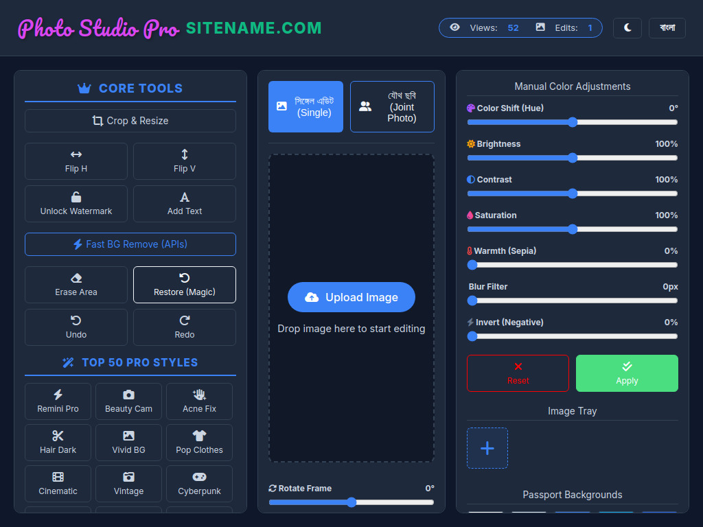 Photo Studio Themes