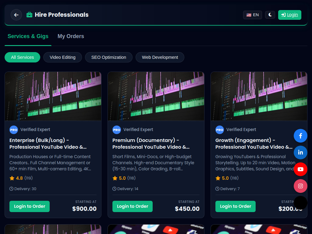 Professionals Themes